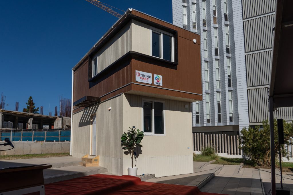 Tecno Fast fue uno de los protagonistas de la primera Expo Vivienda Industrializada de Chile